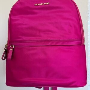 Michael Kors Magenta/Raspberry Backpack